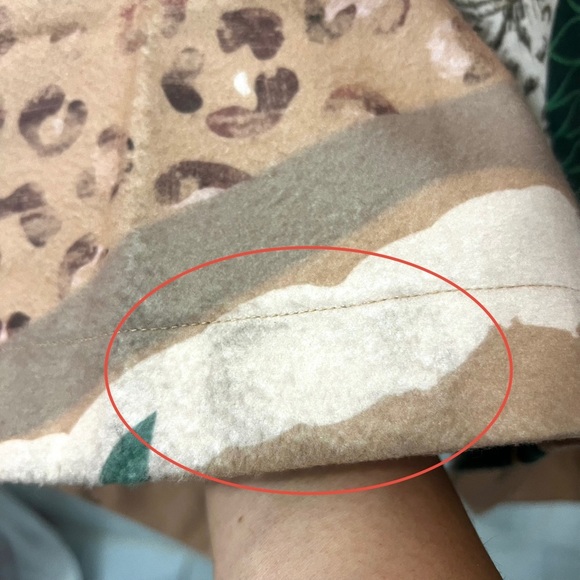 Las Surenas Wool Trench Coat Camel Beige Leopard Jungle Safari Nature Size M - Picture 14 of 15